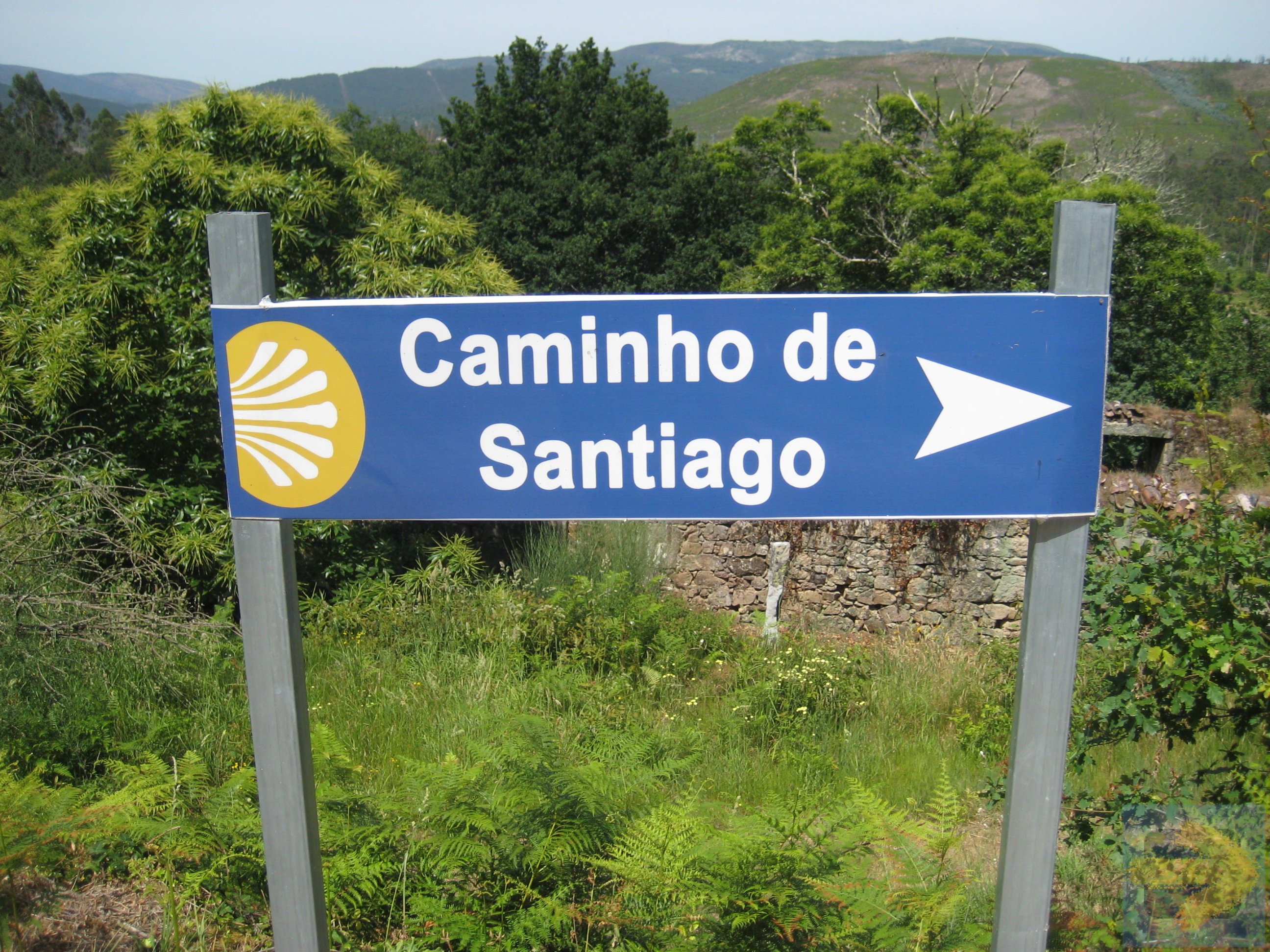 Aha, this way to Santiago