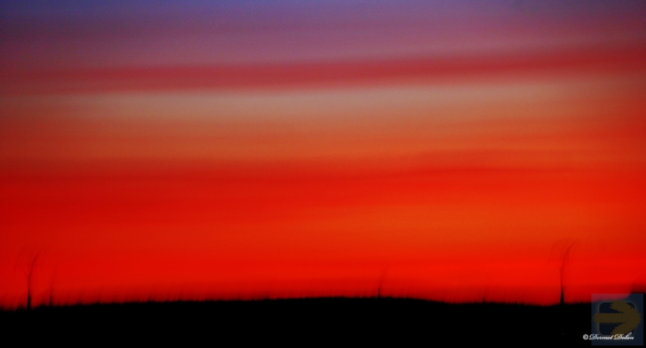 Atmospheric Sunset on the Via de la Plata.