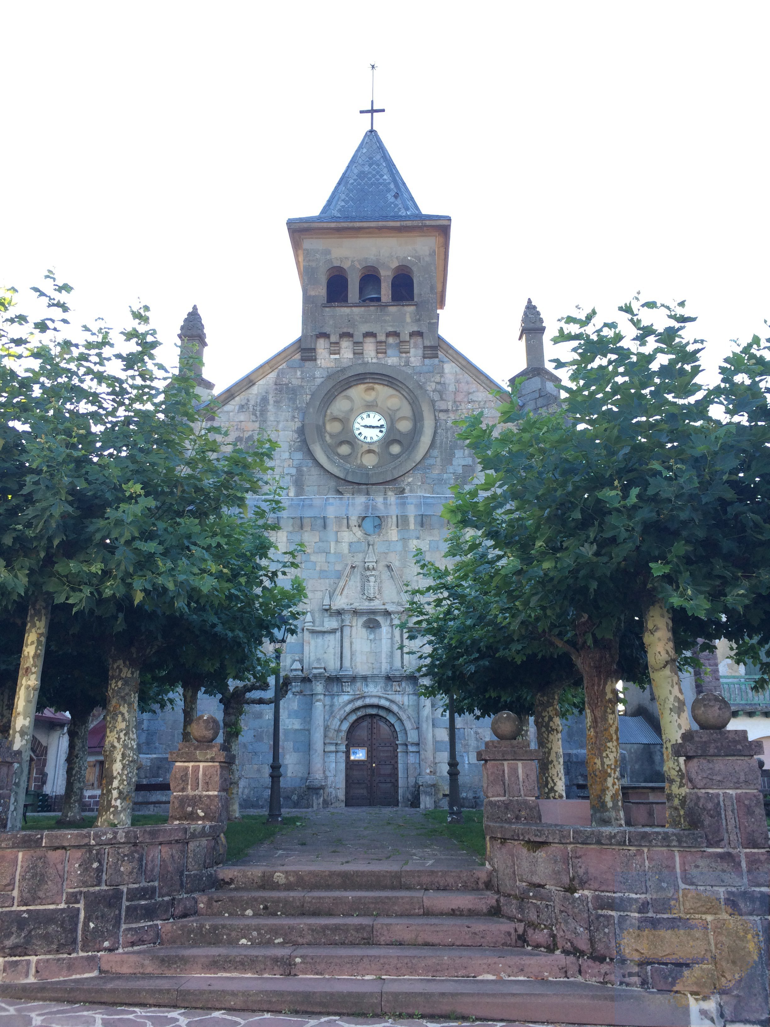 Church along the Camino