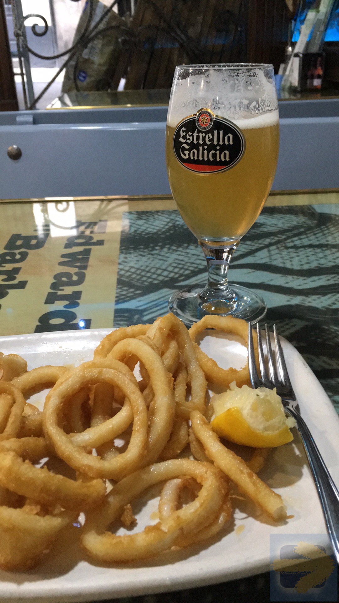Delicious Squid and Beer