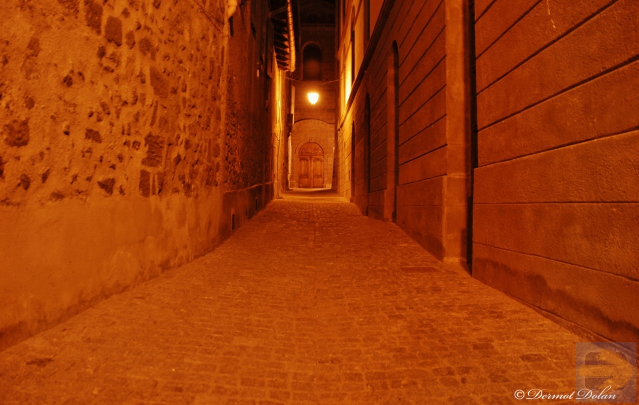 Le Puy en Velay, near the Cathedral, at night