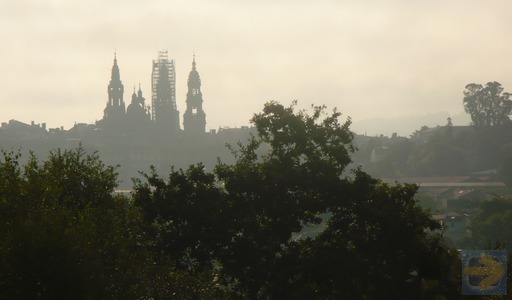 Leaving Santiago de Compostela