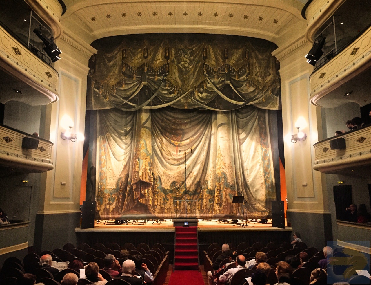 Lovely Teatro Principal on Rua Nova. Santiago de Compostela
