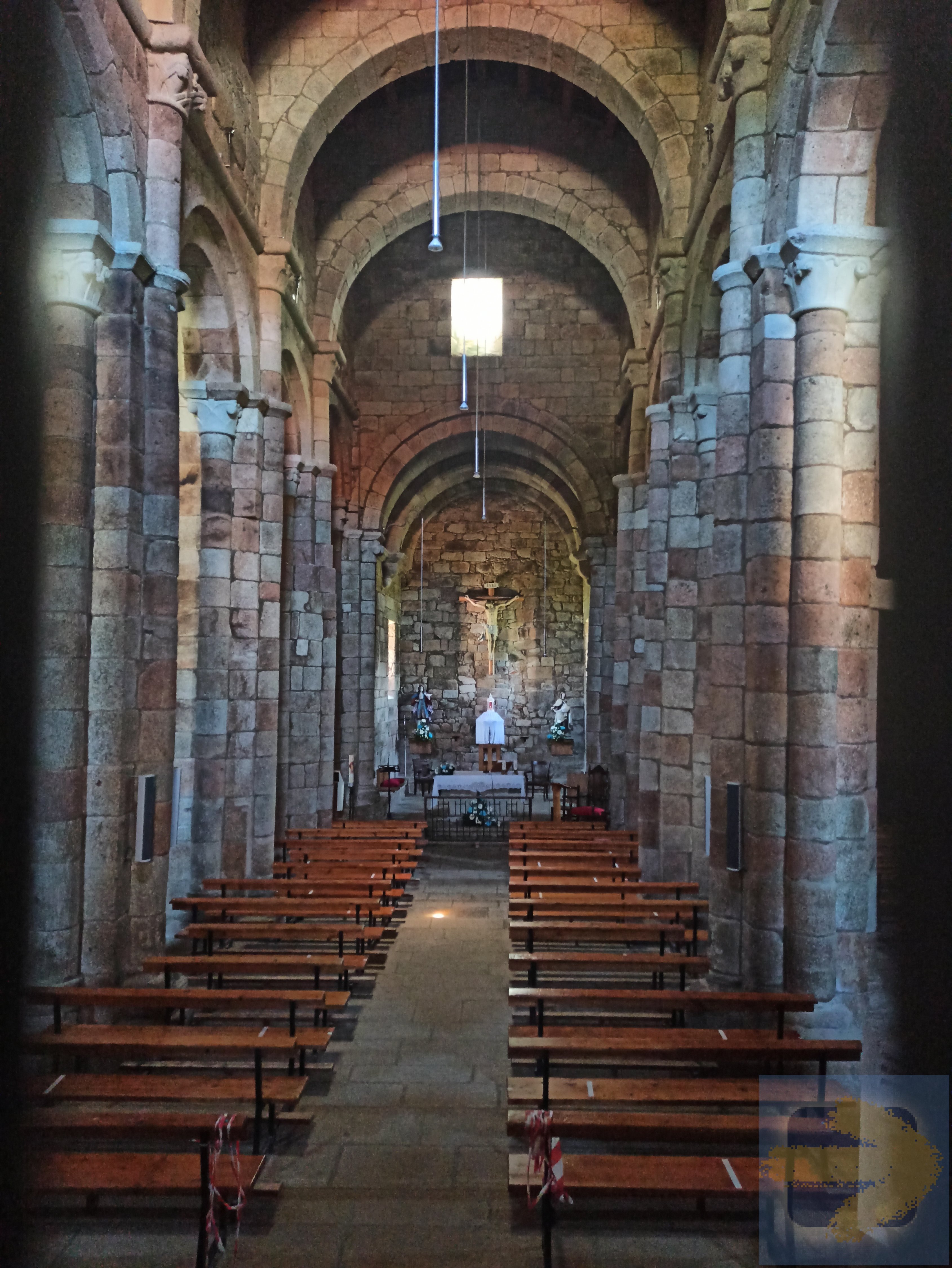 Moraime, a Romanesque church truly the size of a cathedral, just a few km before Muxía.jpg
