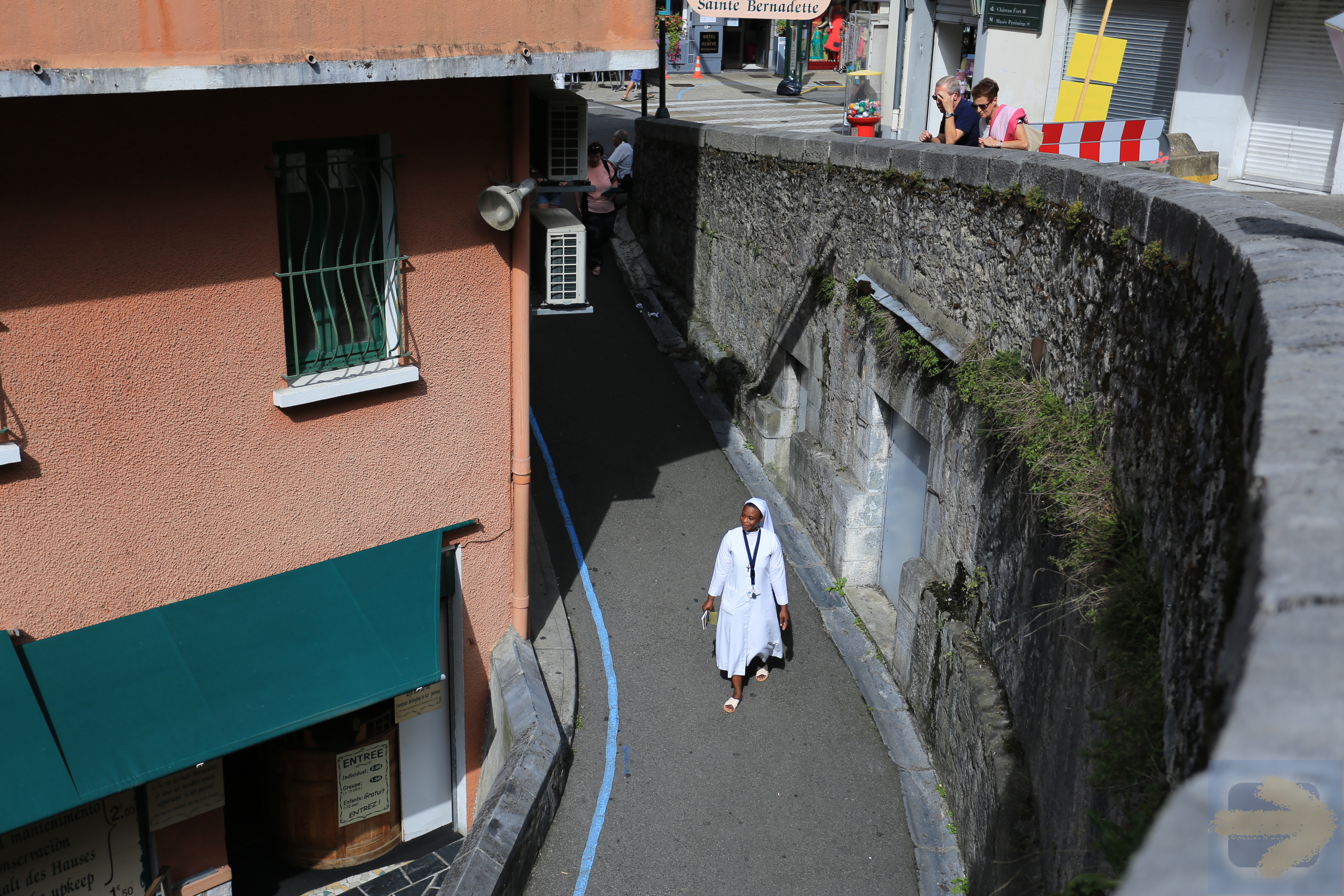 Nun in Lourdes