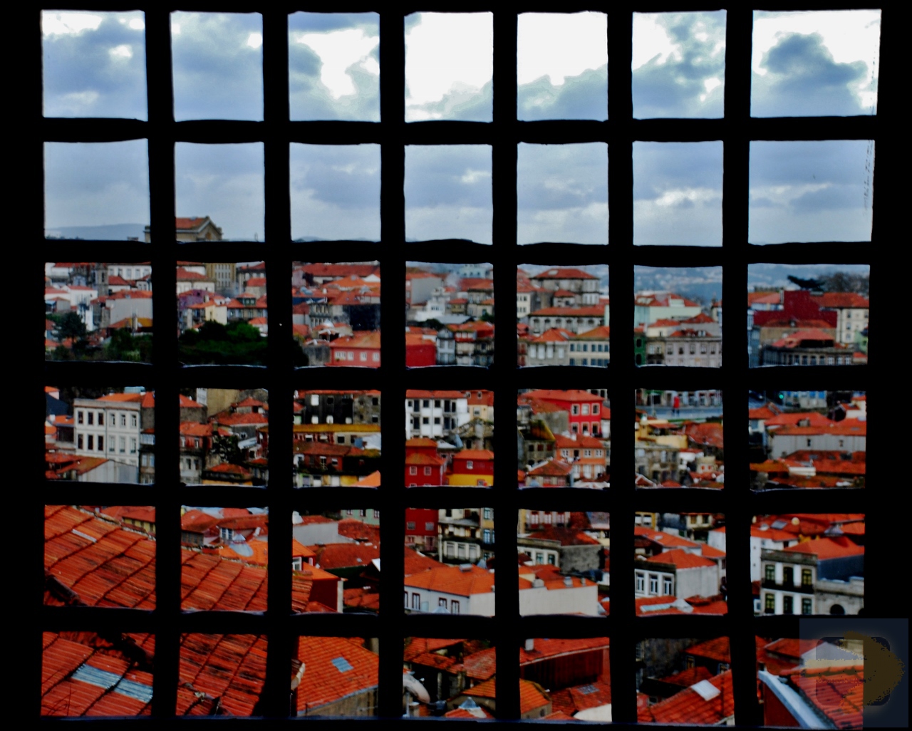 Porto Framed by the Window in the gallery of Photography, Porto.