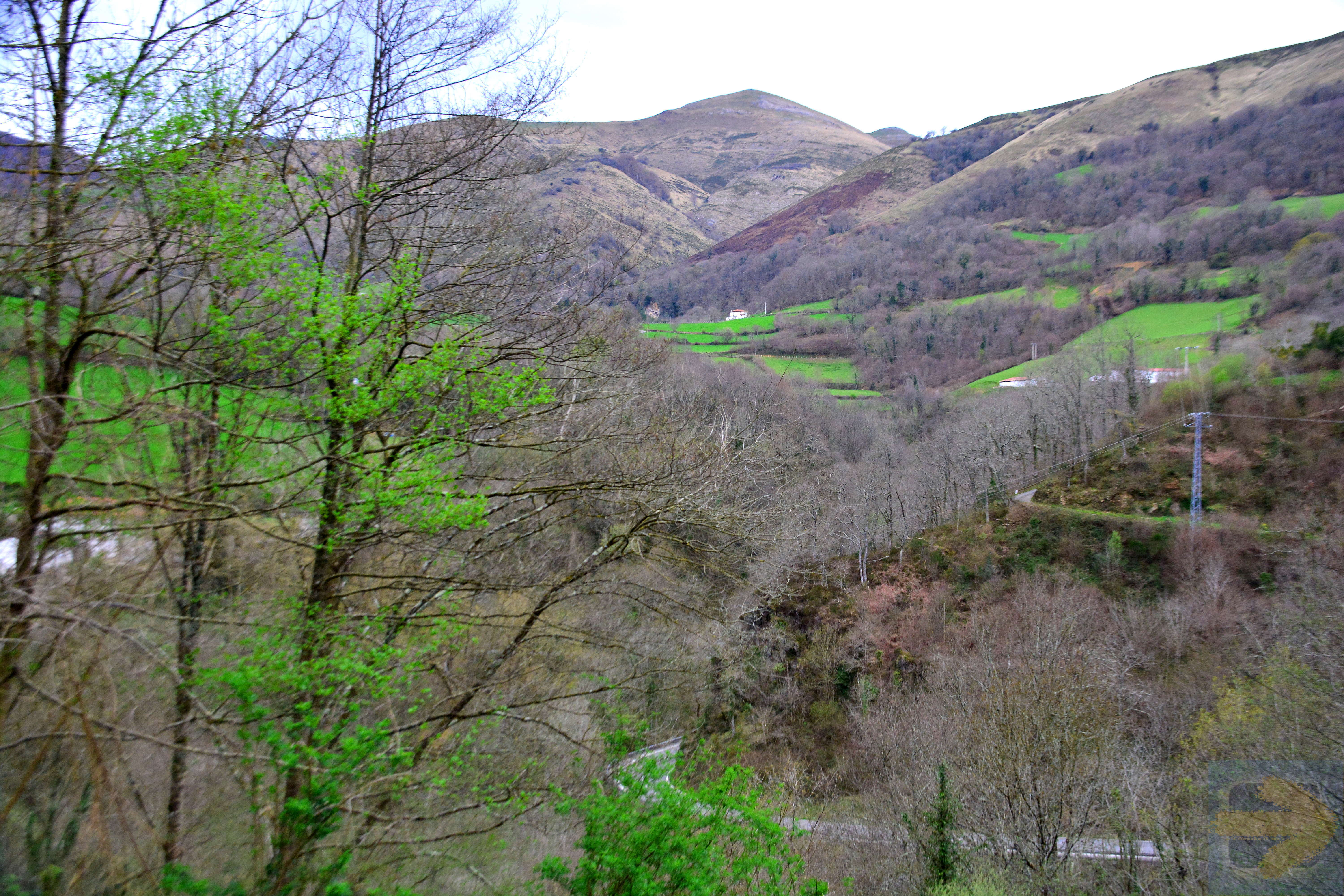 Rural scene on the route to Valcarlos in Spring - April 2016