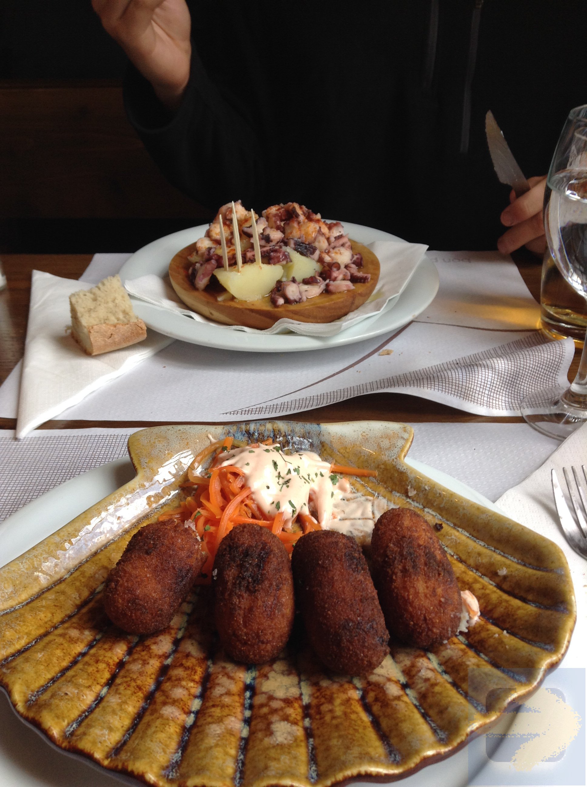 Samos, best croquettes of the entire Camino