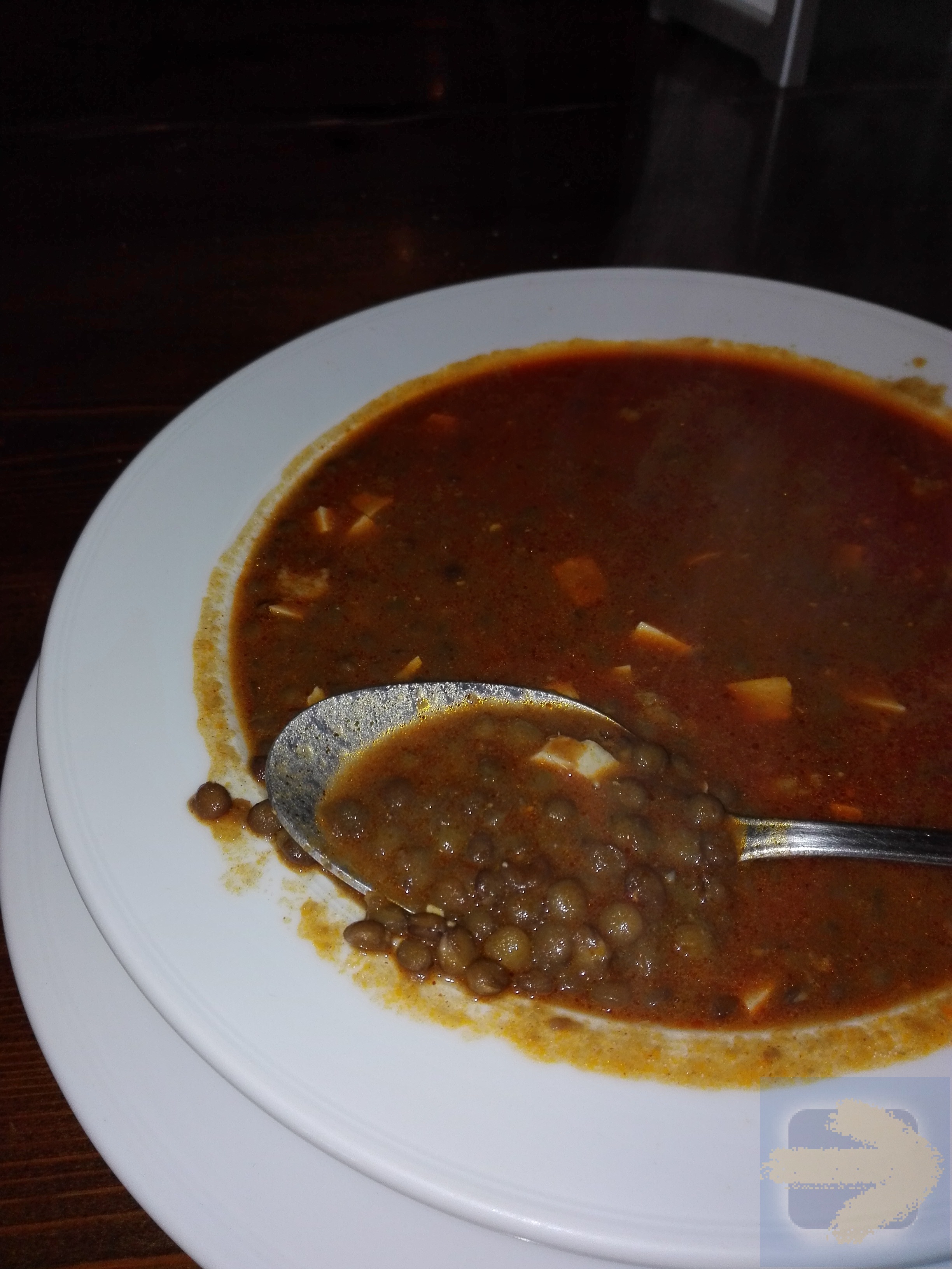 The best lentil soup in Foncebadon