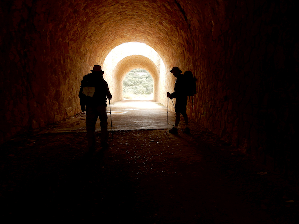 Through the tunnel on the way to Estella.jpg