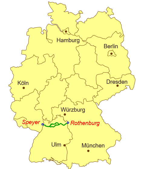 Swabian Camino Rothenburg Mulfingen Speyer Camino De Santiago Forum